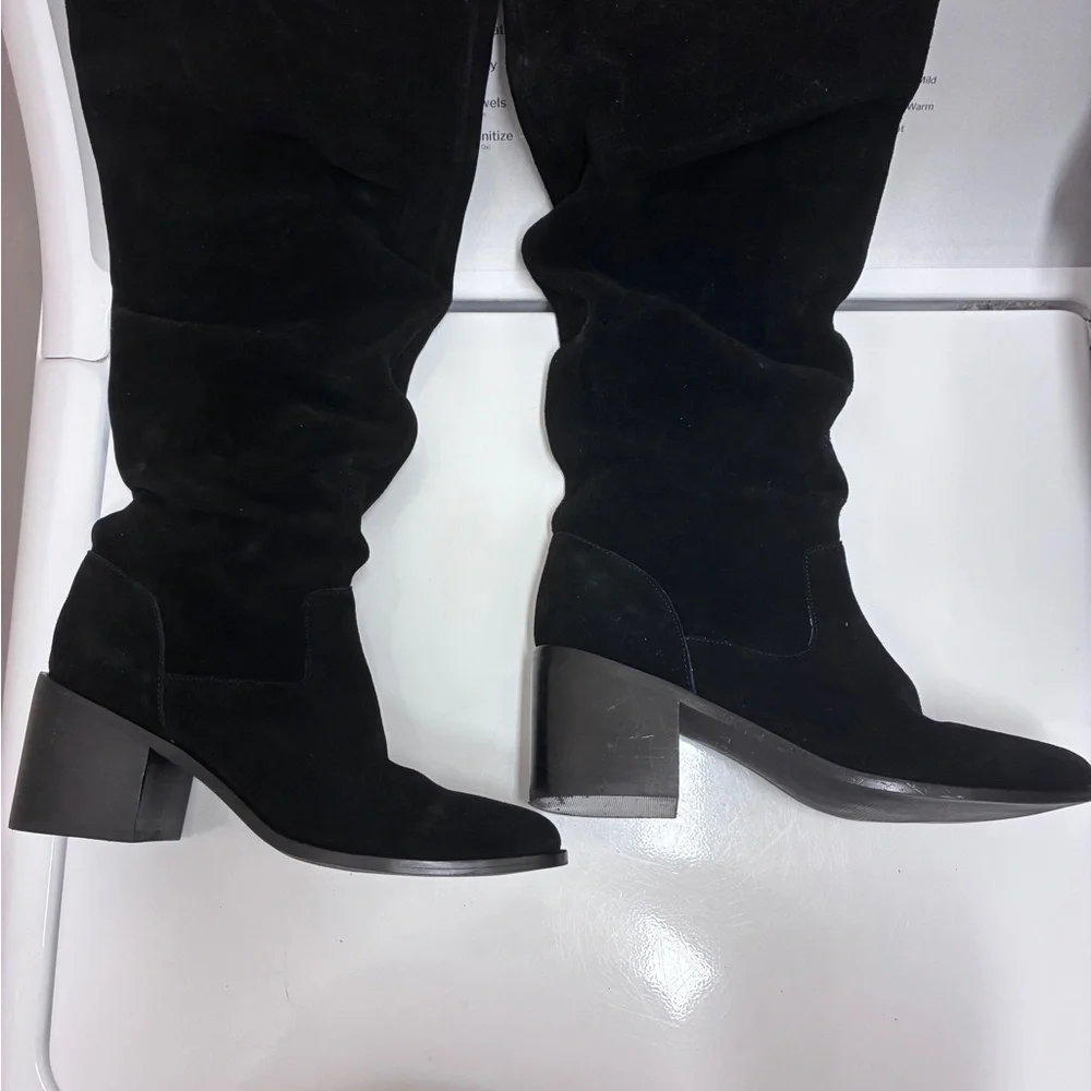 Kelsi‎ Dagger Black Heeled Boots - Picture 4 of 6